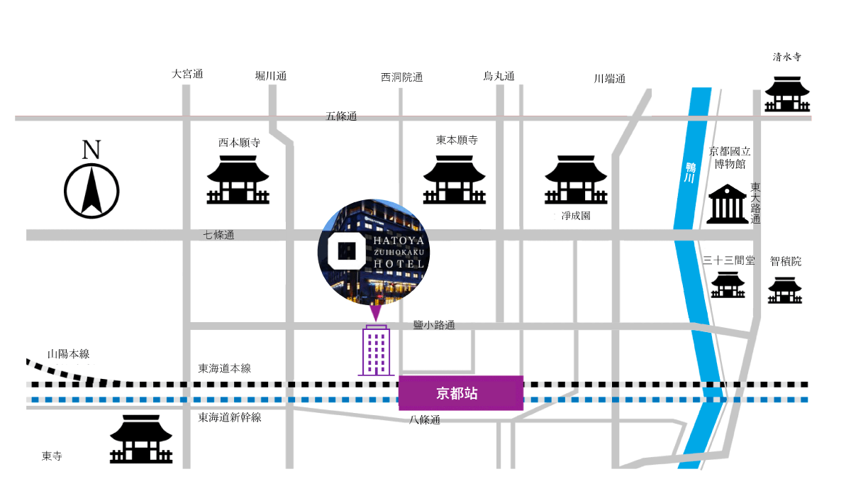 京都旅游地图